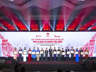 Ủy ban Trung ương Mặt trận Tổ quốc Việt Nam cùng Sabeco và Báo Đại Đoàn Kết công bố top 15 gương mặt "Truyền lửa", chính thức khép lại chiến dịch "150 năm di sản vươn cao"